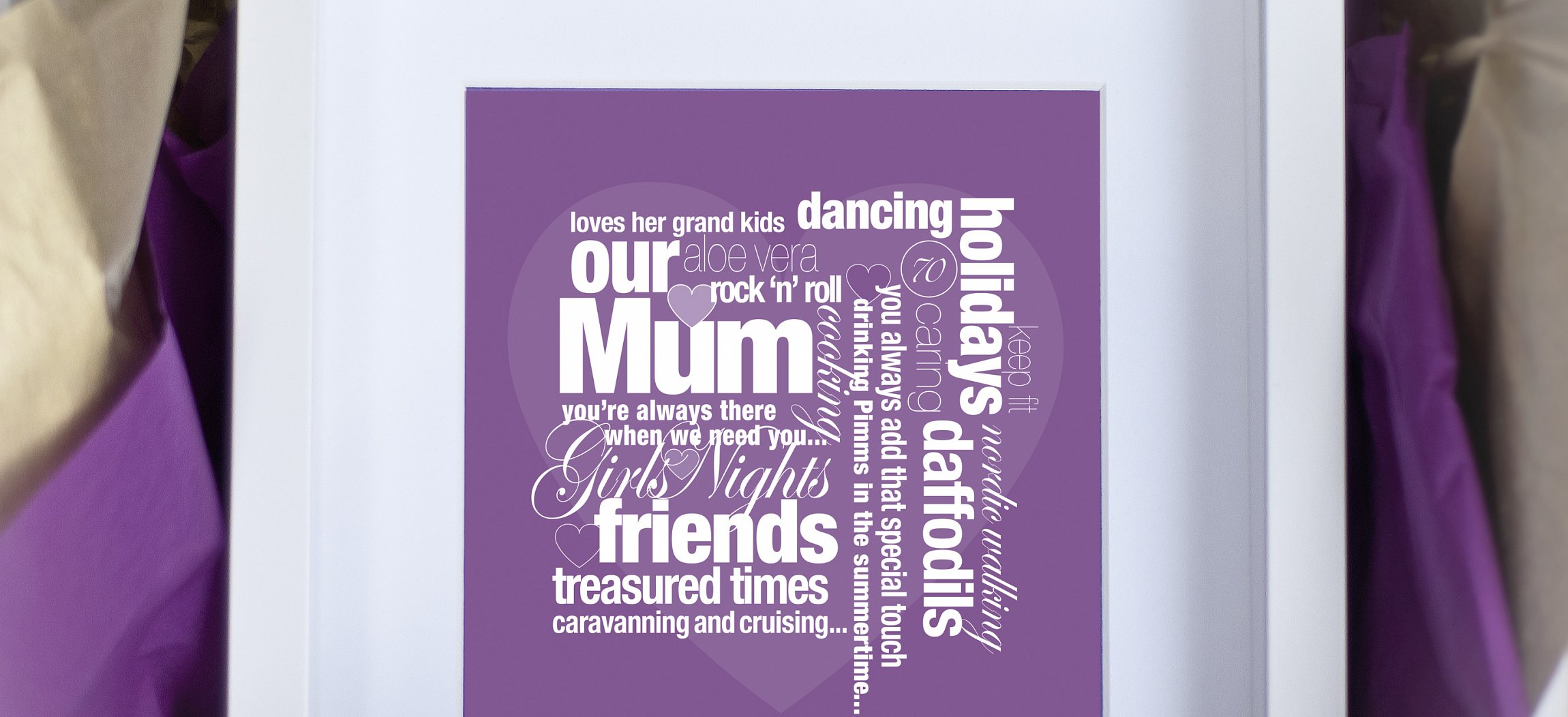 Beautiful word art frames