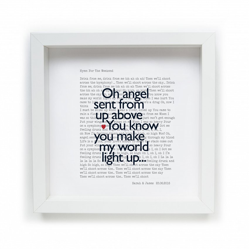 Lyrics to live by (Style B)